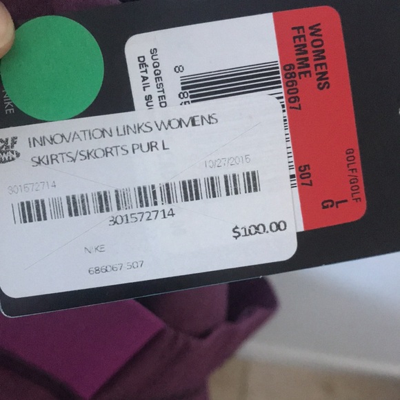 NWT Nike Innovation Links Golf Skirt - Picture 7 of 7